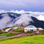 A top view from mountain in kashmir